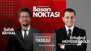 @safakbaykal  ile Başarı Noktası | 6. Bölüm | Konuğumuz Ertuğrul Müyesseroğlu