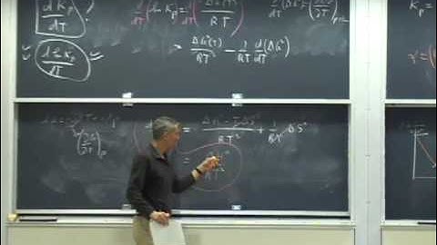 Lec 16 | MIT 5.60 Thermodynamics & Kinetics, Spring 2008