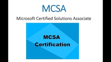 MCSA (70-740) Lecture#1