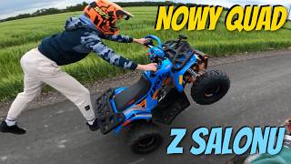 Kupiliśmy quada z salonu, a Młody po 10 minutach wpadł nim do rowu - Asix Hunter 125 Testy z Młodym
