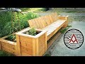 Raised Bed Planter Bench | How to | Plans