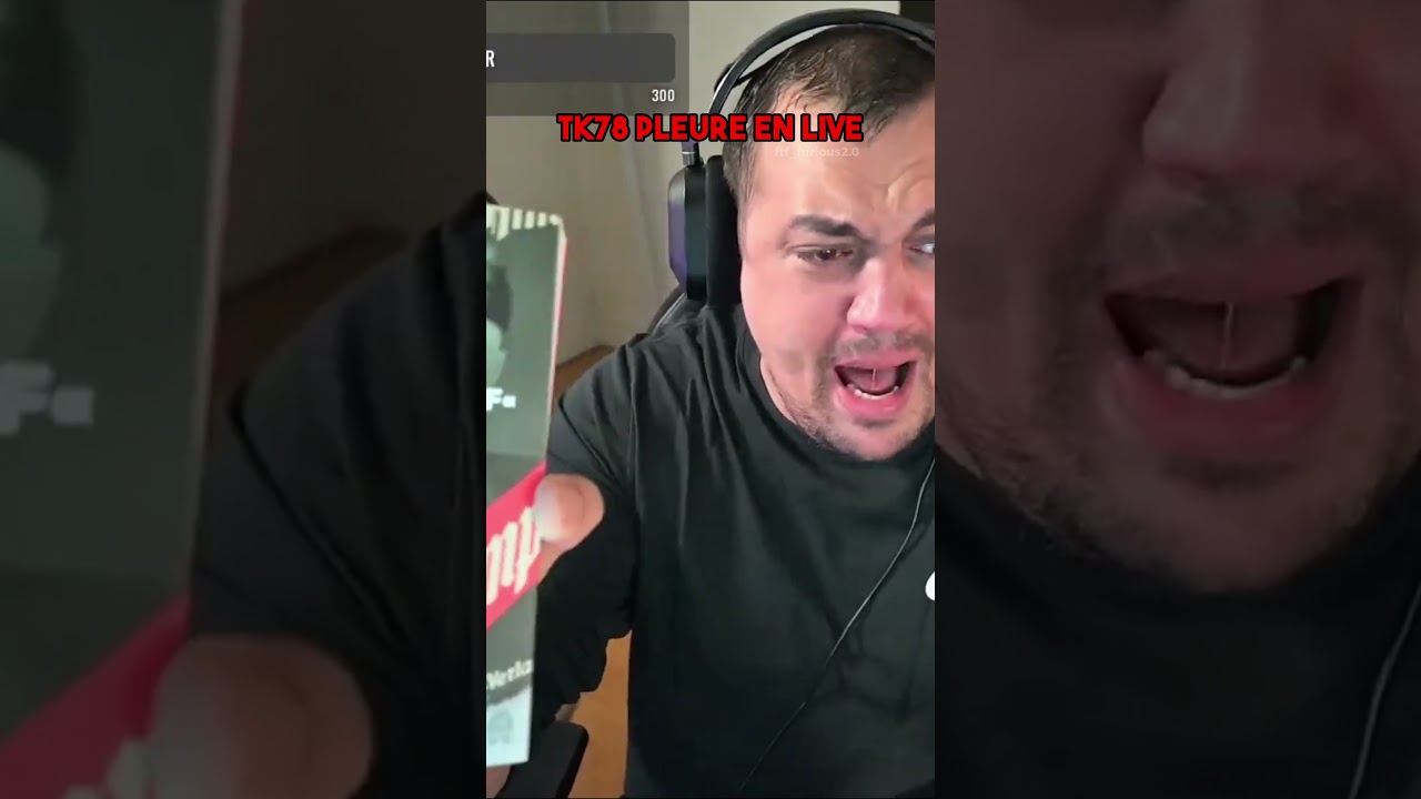 TK PLEURE EN LIVE 😭📕  