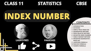 INDEX NUMBER | STATISTICS | CLASS 11