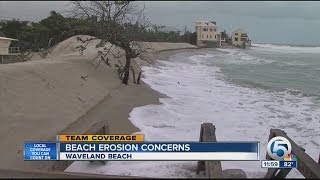 High winds create possible beach erosion