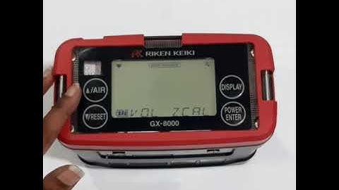 GX 8000 (TYPE A) Calibration