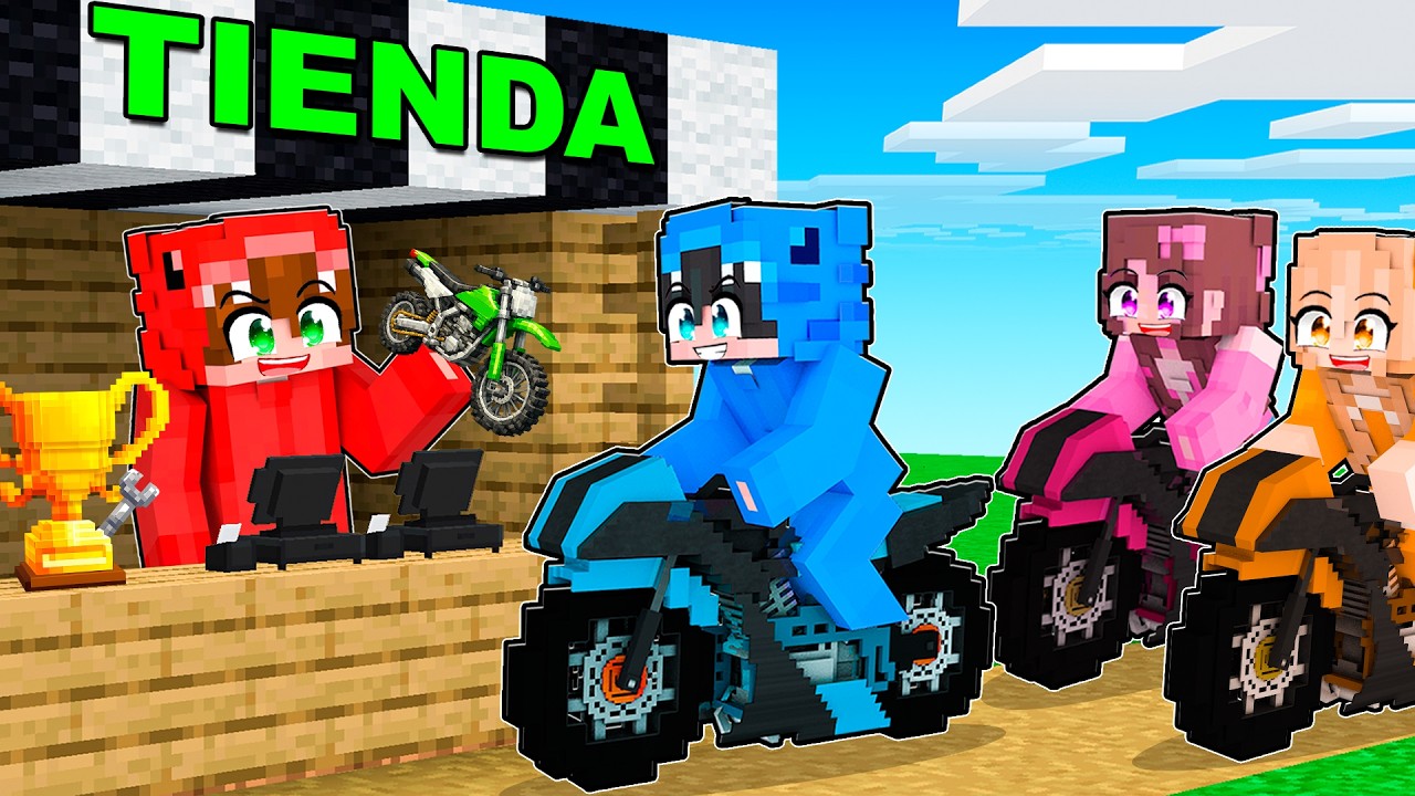 Abrí una TIENDA DE MOTOS en Minecraft!