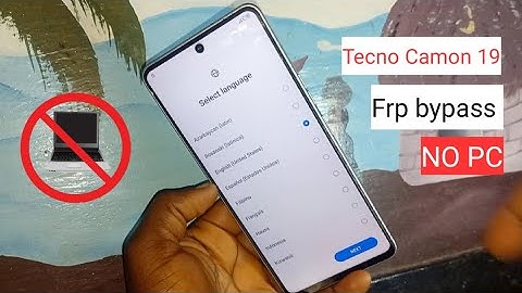 Tecno Camon 19 Neo (CHI6) Bypass Android 12/Tecno Camon 19 (CI6) Google Account Remove | Without Pc