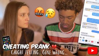 CAUGHT TEXTING ANOTHER GIRL PRANK ON MY GIRLFRIEND! 💔 (She Gets ANGRY and Actually Cries) 😭