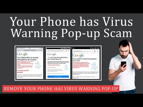 Are virus warnings on phone real?