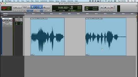 Pro Tools Basics 10: Editing Audio Clips