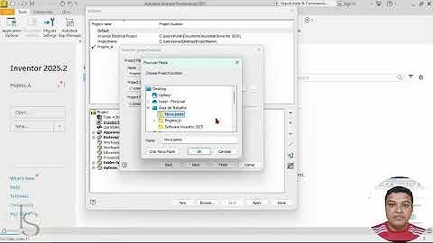 AUTODESK INVENTOR 2025 – LEARN HOW TO CREATE A NEW PROJECT – STEP-BY-STEP TUTORIAL.