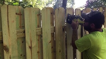 Cutting the arch of a shadowbox fence