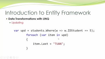 #ATBE13.10: LINQ Updating with Data | TRUONG MINH TUAN