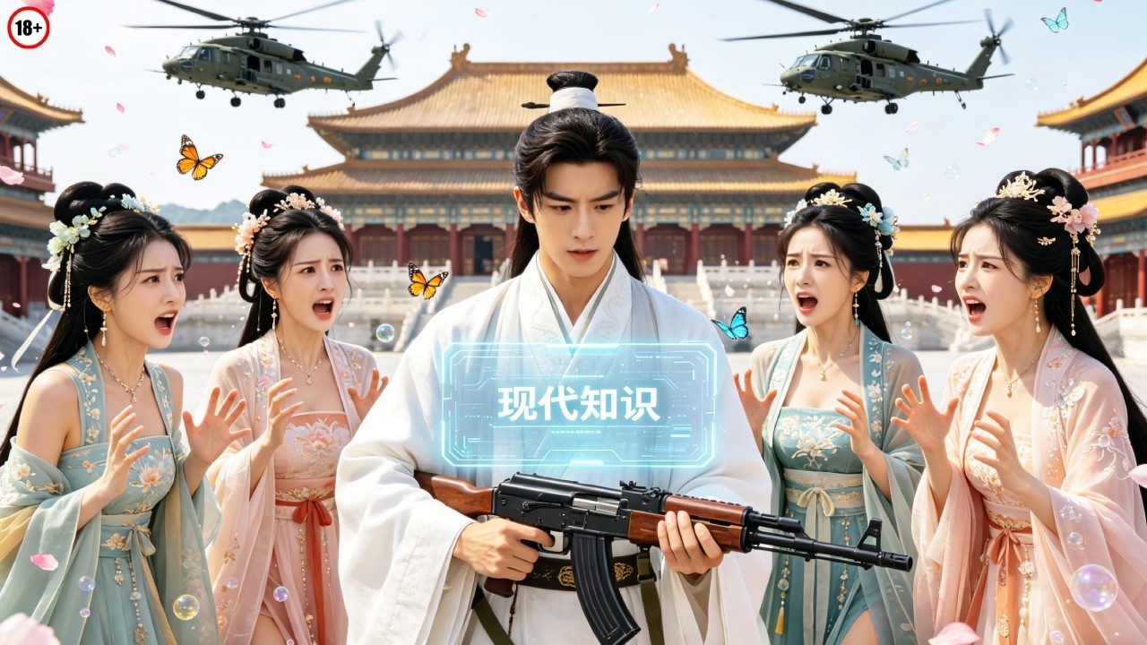 出狱小伙穿越古代，逆袭娶四妻造枪炮！