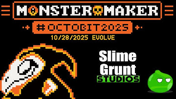 Pixel Art Timelapse – Monster Maker Design | Octobit 2025 Day 28: Evolve