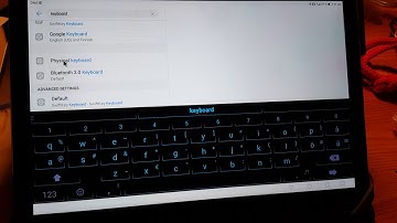 How to change language in bluetooth keyboard
