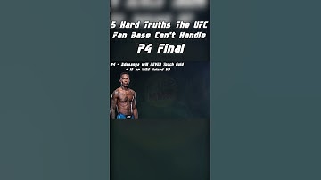 5 Hard Truths the UFC Fan Base Can
