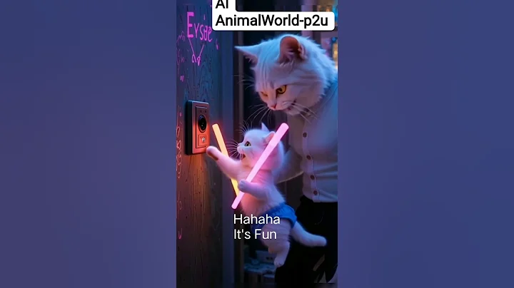 Watch the video about Cute Cat dance party with Dad |bed time struggle #cat #funny #foryou #kitten #shortsfeed #anime