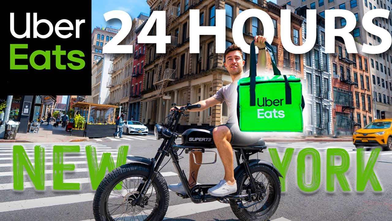I Worked for Uber Eats in NYC for 24 Hours & Made $$$ - YouTube