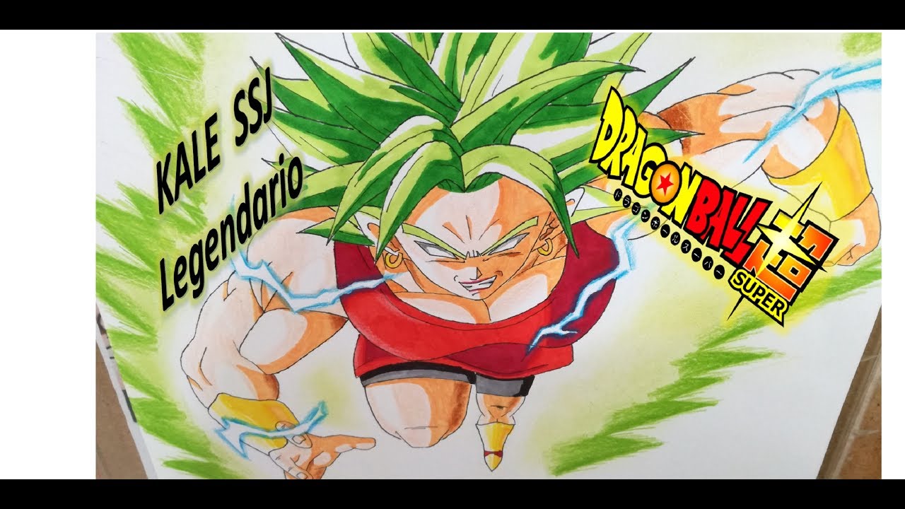 COMO DIBUJAR A KALE SSJ LEGENDARIO PASO A PASO tutorial comentado - YouTube