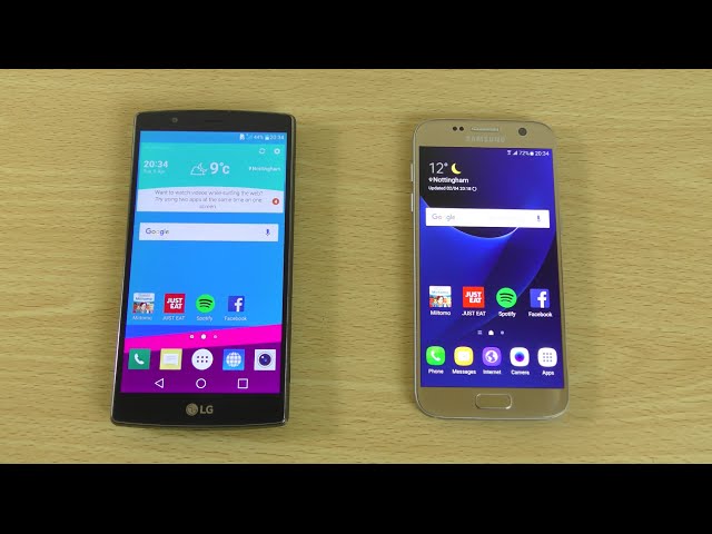 LG G4 und Samsung Galaxy S7 - Geschwindigkeitstest!