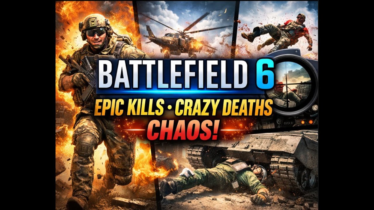 Battlefield 6 Chaos – Insane Kills, Brutal Deaths & Frustrating glitch Moments