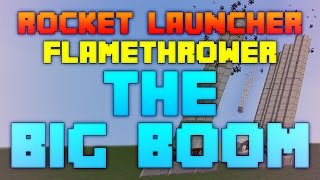 [Minecraft 1.8.9] ROCKET LAUNCHER,/CANNON AND FLAMETHROWER Only One Command - NO MODS!