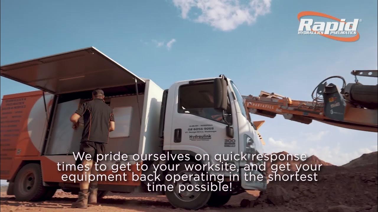 Rapid Hydraulics & Pneumatics 24/7 On site Services Albury Wodonga