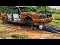 50 years old BMW car restoration - very old rusty | Restore and rebuilding of BMW bridge systems #8