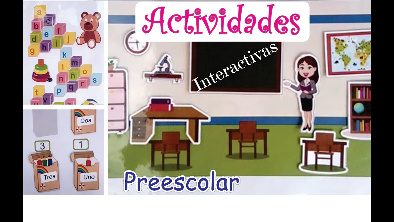 Actividades Interactivas Para Ninos De 3 A 5 Anos Preescolar Youtube