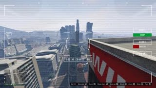 GTA V - Drone shocks someone off skyscraper