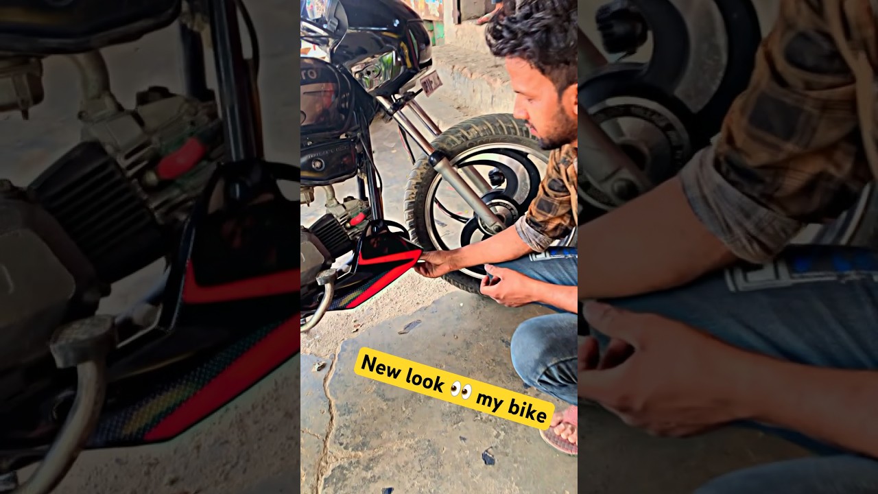 Splendor modified engine ￼￼guard install 