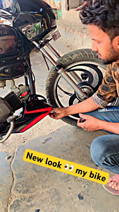 Splendor modified engine ￼￼guard install #splendormodified#engineguard#viral#video#shorts#fsmodified