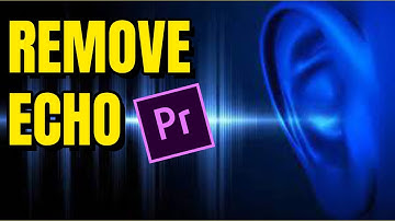 how to remove echo sound from Audio in premiere pro