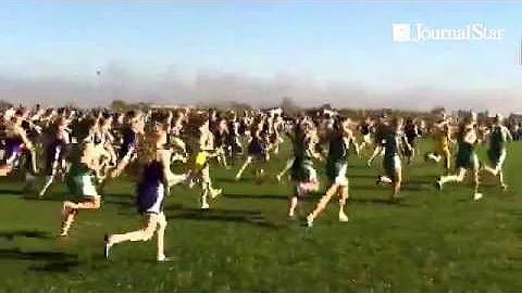 WATCH: Canton's Nicole Beebe sets course record; E...