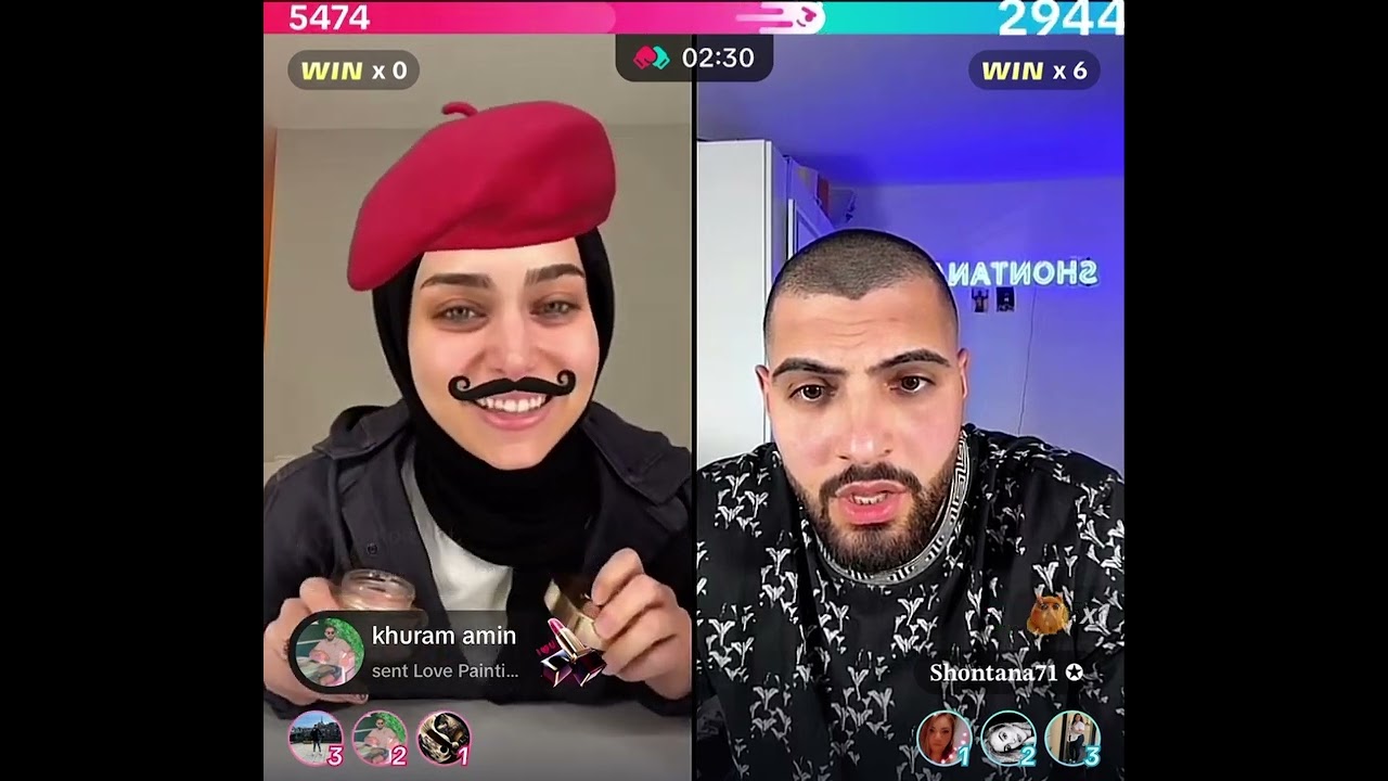 Shontana with his love Sidra/Part 1 #entartinment #live #moha #foryou #funny #tiktok #viralvideo