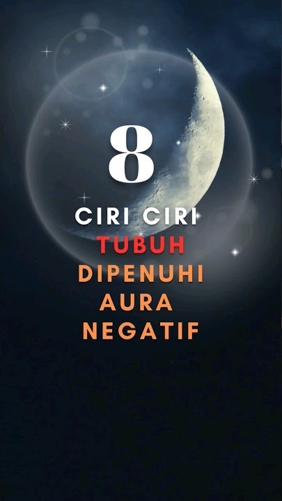 8 tanda tubuh dipenuhi aura negatif #bahagiaduniaakhirat #islamicstatus #psikologiislam