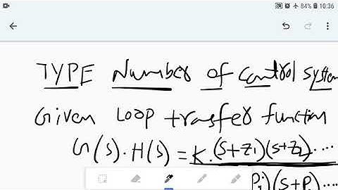 Type of control System,Static Error Constants.
