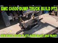 GMC C4500 DUMP BUILD PT2 REPAIRS, HITCH, SAND BLAST AND PAINT!