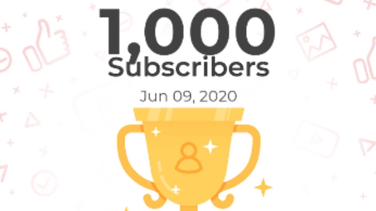 0 TO 1000 SUBSCRIBERS ON YOUTUBE 2020 || THANK YOU 1K SUBSCRIBERS