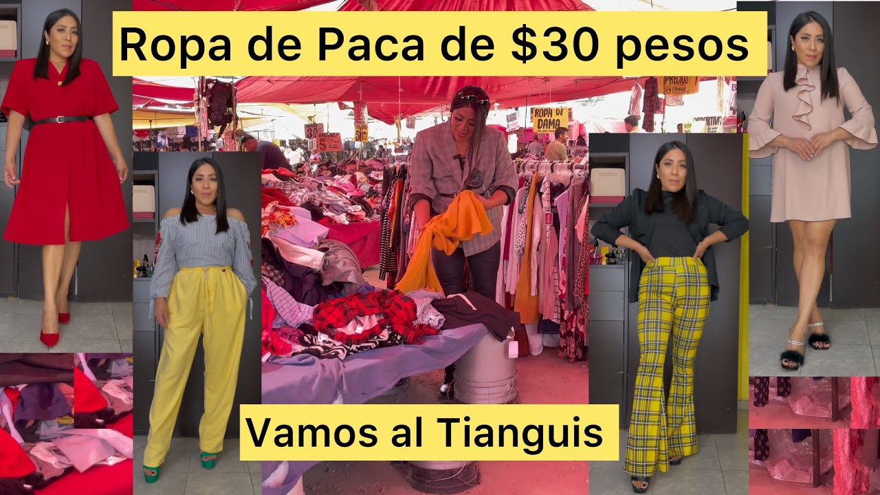 Tianguis ropa de Paca de $30 pesos buscando las gangas ✅