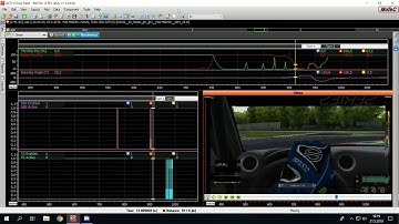 Assetto corsa synced video and motec i2 data using ACTI Monza Nissan GT-R