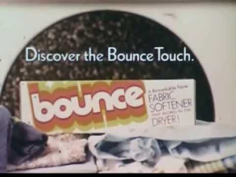 vintage old 1970s p g bounce fabric softener sheets commercial bounce dryer sheets commercial