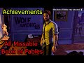 The Wolf Among Us Episode 1 5 All Missable Book Of Fables Achievement Trophy Guide