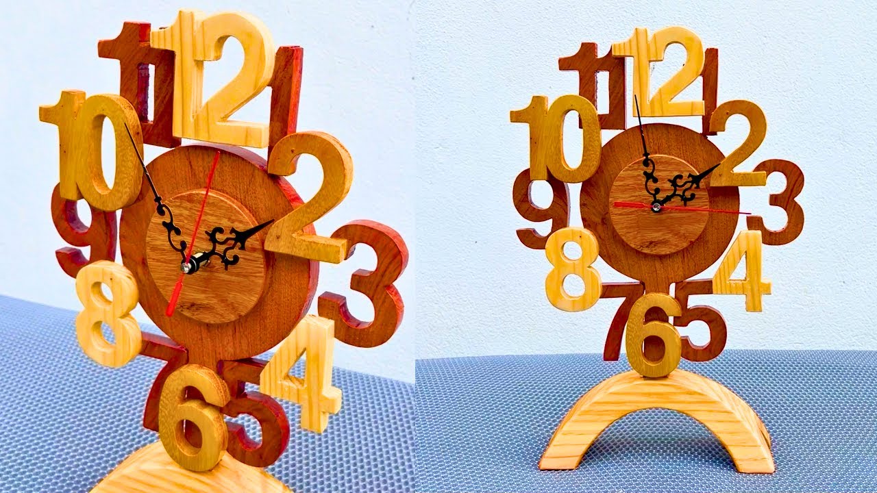 Great Woodworking Ideas . Design A Unique And Beautiful Wooden Clock.