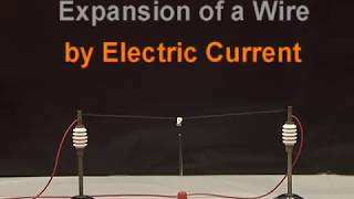 Wire Expanding by Electric Current