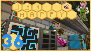 Minecraft: Bee Happy - #36  - Our First Computer! (FTB Modded Minecraft)