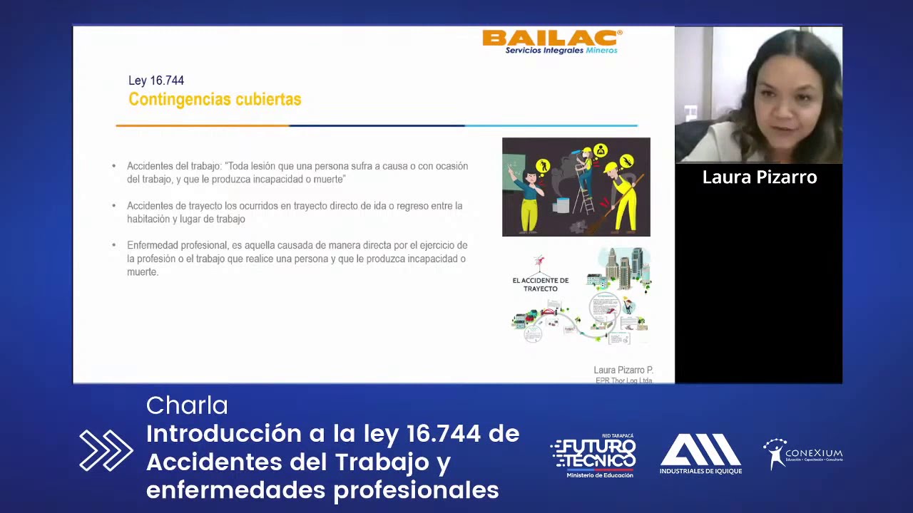 Charla Introducción a la ley 16.744 de Accidentes del Trabajo y enfermedades profesionales