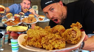 $150 FRIED CHICKEN FEAST AT THE INFAMOUS CHICKEN WORLD ft. @JoelHansen | MUKBANG | CHEAT MEAL