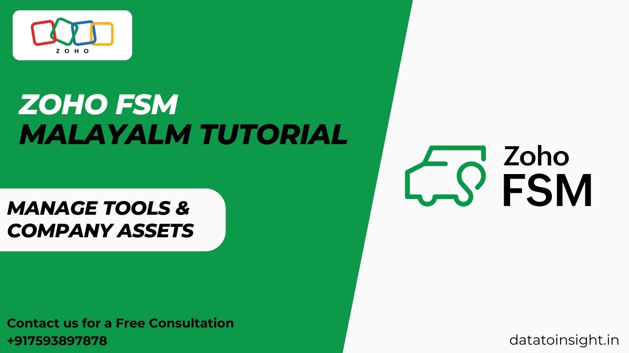 How to Manage Tools and Company Assets in Zoho FSM | Step-by-Step Tutorial 